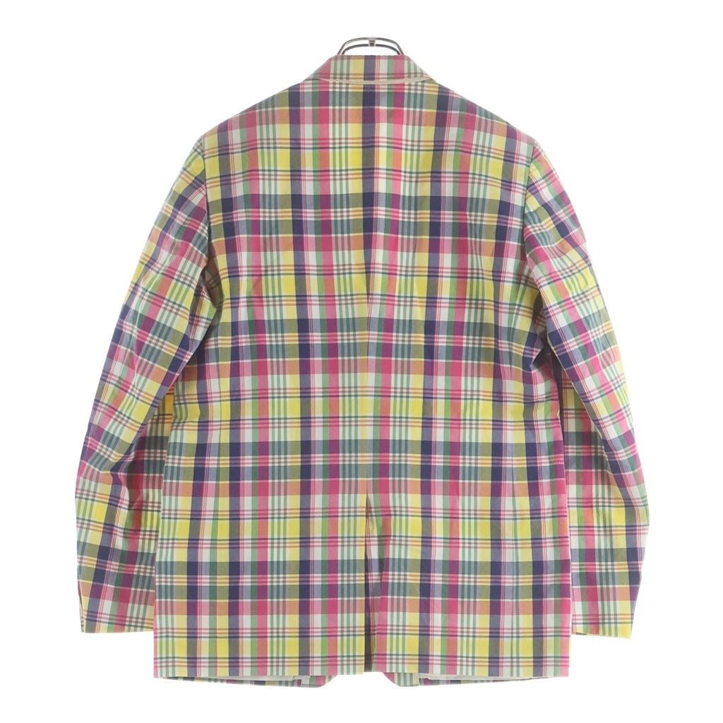JUNYA WATANABE COMME des GARCONS(ジュンヤワタナベ コムデギャルソン) 09SS ×BROOKS BROTHERS Reconstructed 2B Madras Check Jacket ブルックスブラザーズ テーラードジャケット WC-J404