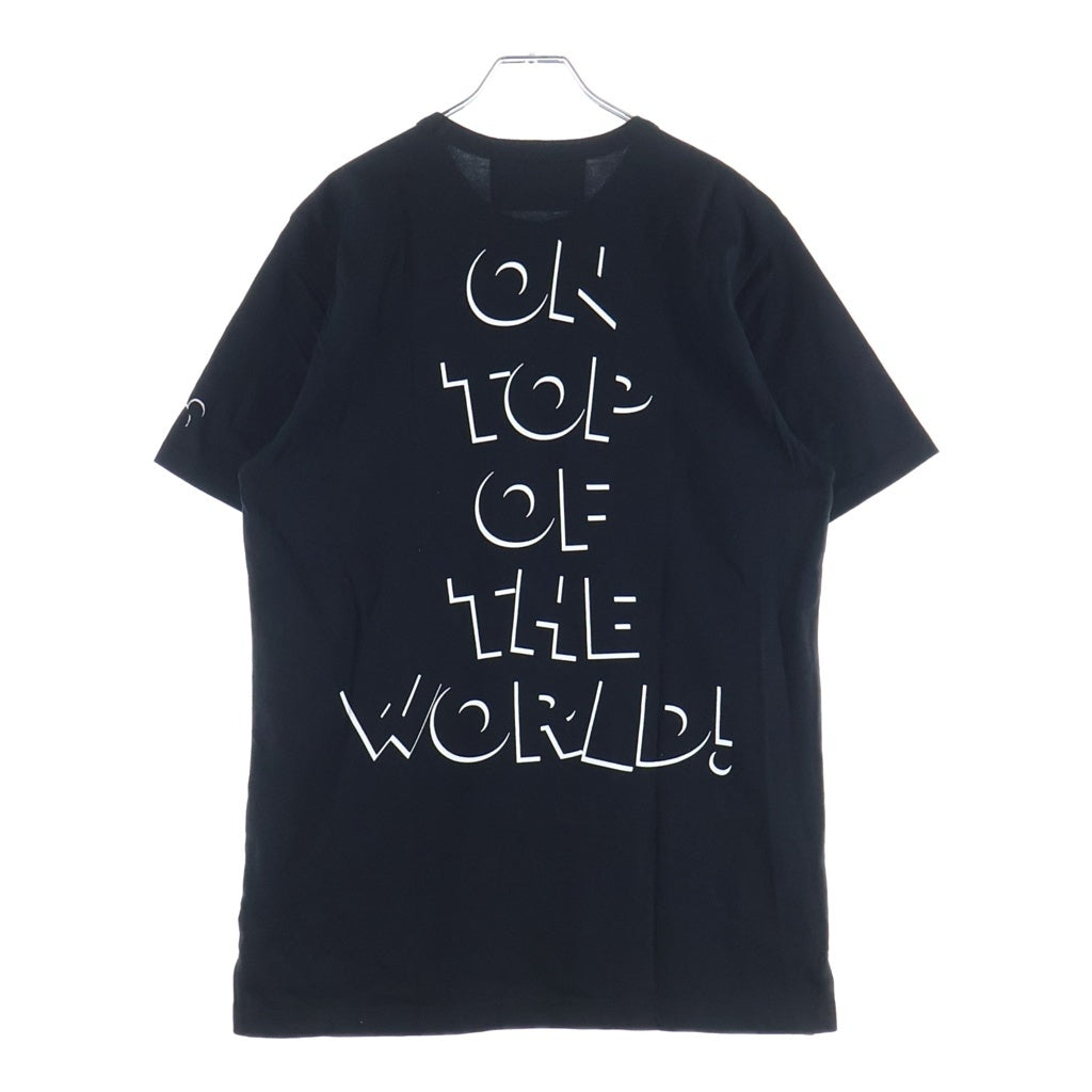 mastermind JAPAN(マスターマインドジャパン) 17SS ミッキープリント クルーネック 半袖Tシャツカットソー ブラック 17SDMM-TS02-01-A