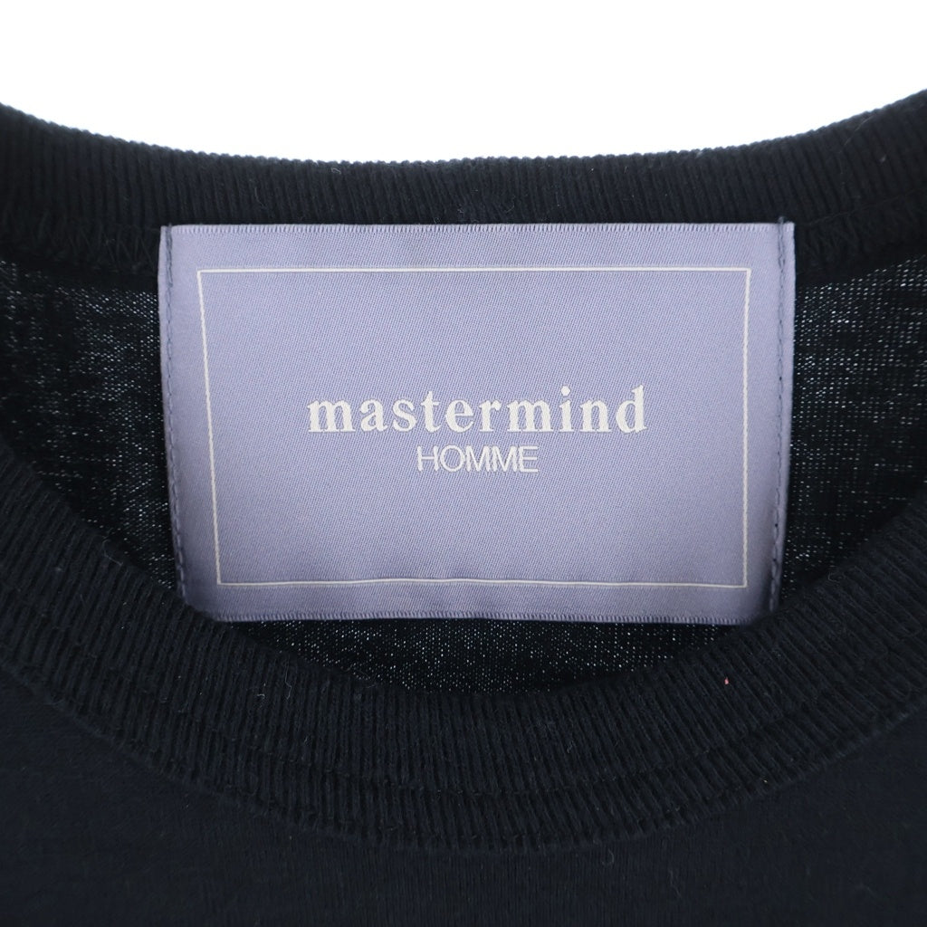 mastermind JAPAN(マスターマインドジャパン) 17SS ミッキープリント クルーネック 半袖Tシャツカットソー ブラック 17SDMM-TS02-01-A