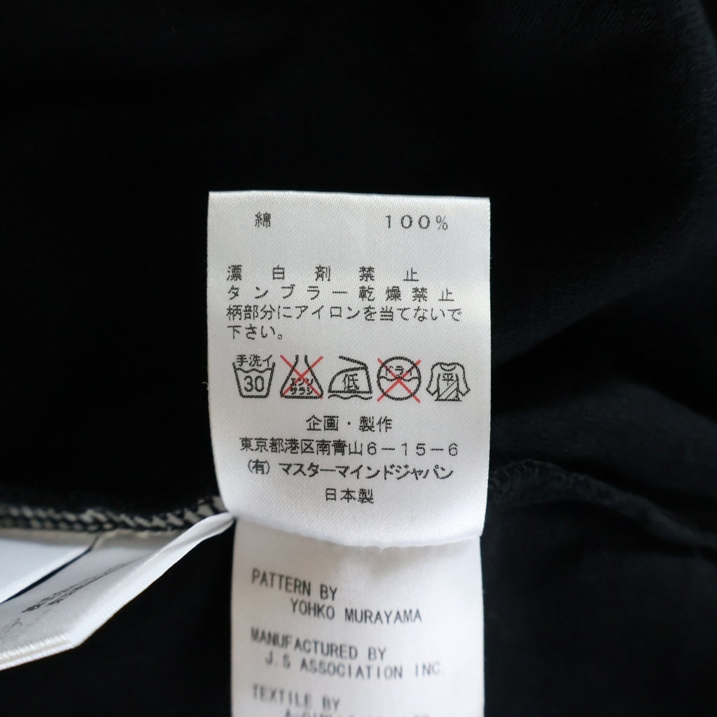 mastermind JAPAN(マスターマインドジャパン) 17SS ミッキープリント クルーネック 半袖Tシャツカットソー ブラック 17SDMM-TS02-01-A