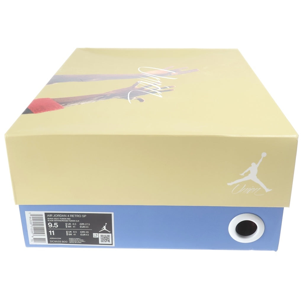 NIKE(ナイキ) ×UNION AIR JORDAN 4 GUAVA ICE DC9533-800 ユニオン エアジョーダン4 グァバアイス ハイカットスニーカー マルチ US11/28cm