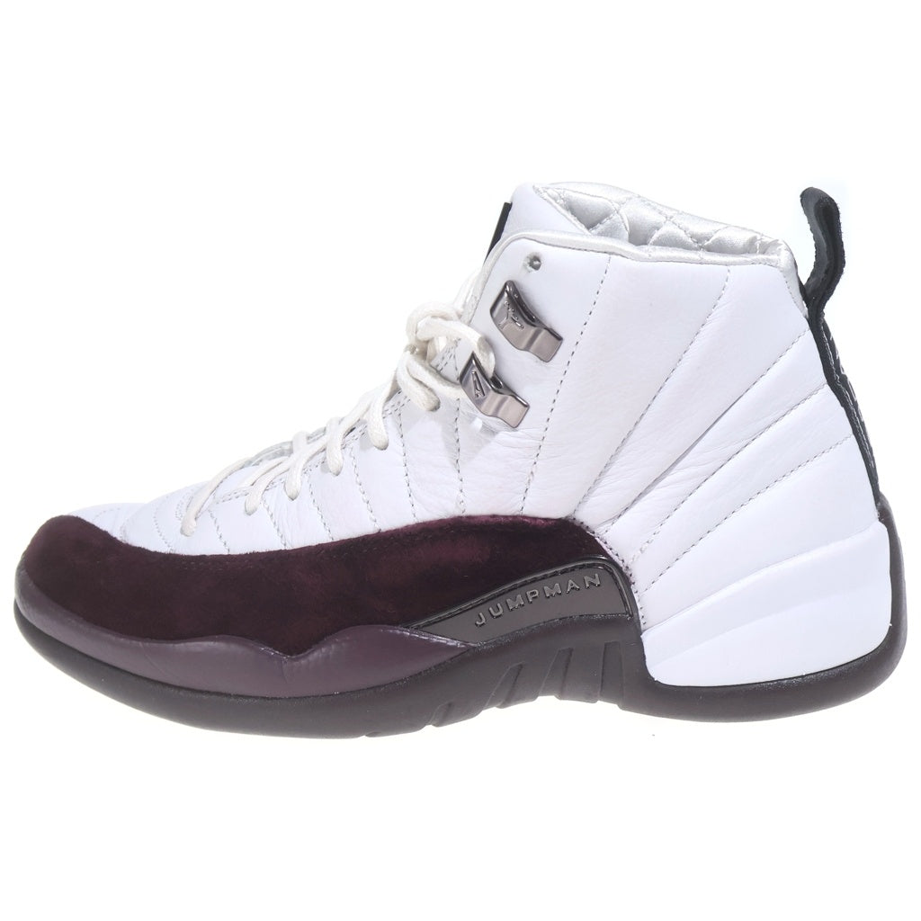 NIKE(ナイキ) ×A Ma Maniere WMNS AIR JORDAN12 DV6989-100 ウィメンズ アママニエール エアジョーダン12 ハイカットスニーカー ホワイト/バーガンディ US8.5/25.5cm