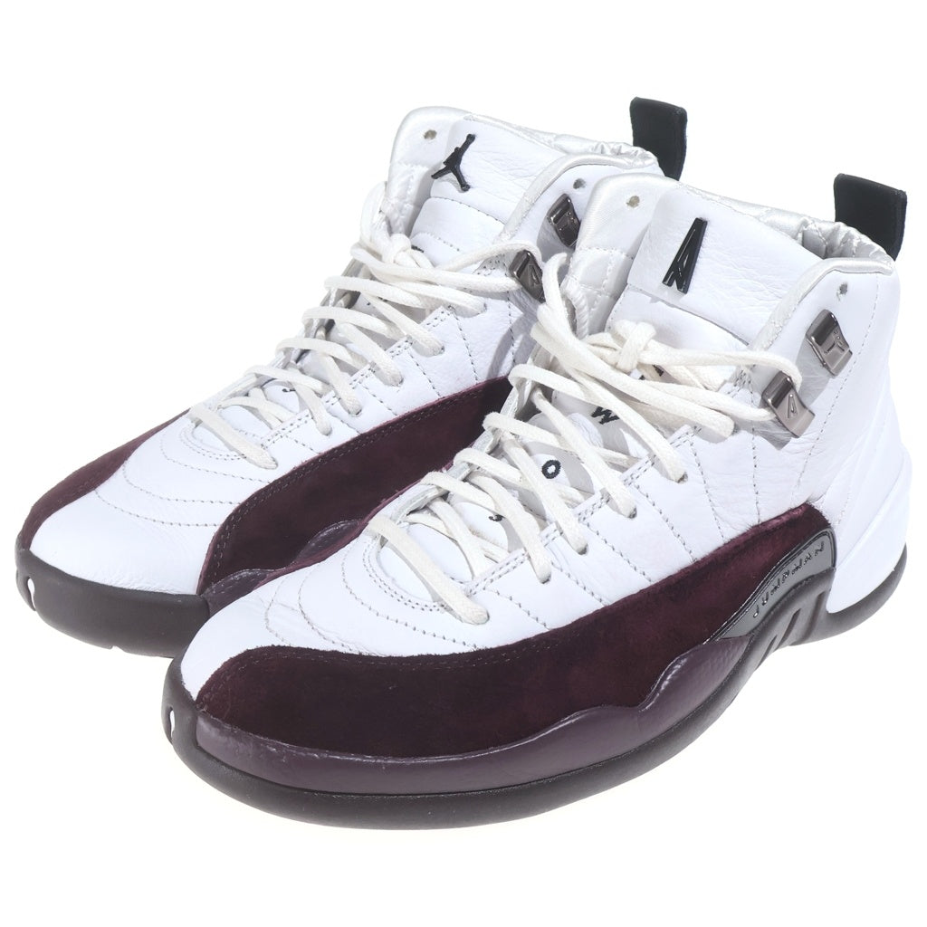 NIKE(ナイキ) ×A Ma Maniere WMNS AIR JORDAN12 DV6989-100 ウィメンズ アママニエール エアジョーダン12 ハイカットスニーカー ホワイト/バーガンディ US8.5/25.5cm
