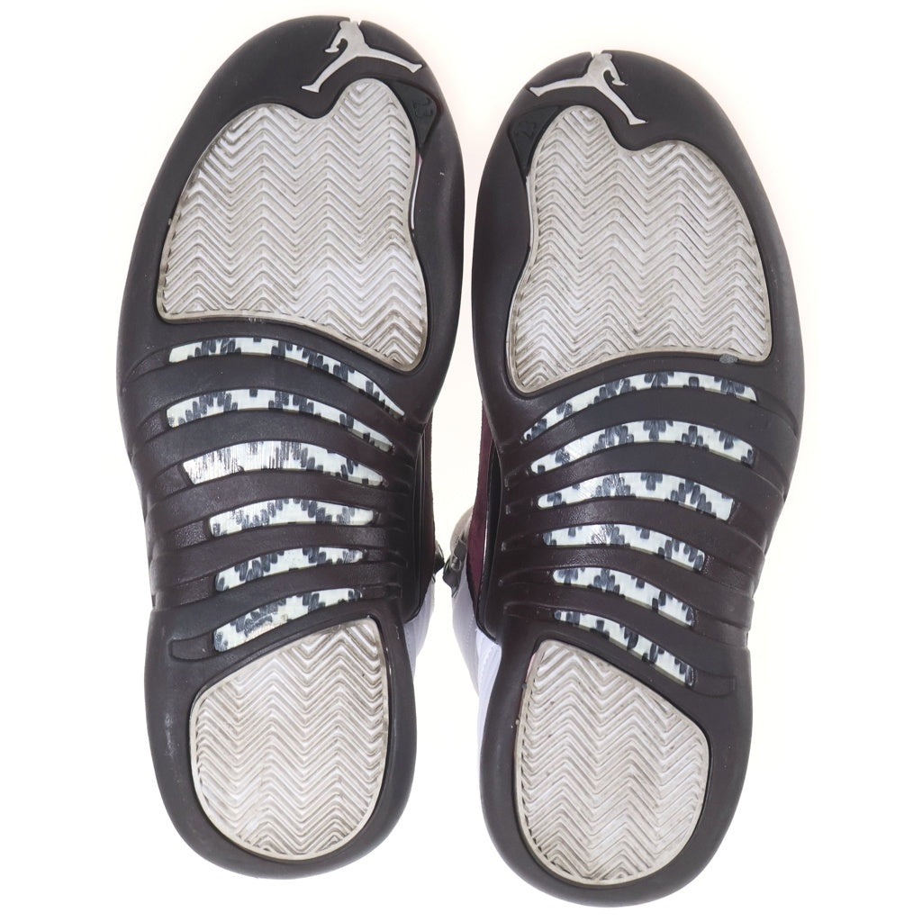 NIKE(ナイキ) ×A Ma Maniere WMNS AIR JORDAN12 DV6989-100 ウィメンズ アママニエール エアジョーダン12 ハイカットスニーカー ホワイト/バーガンディ US8.5/25.5cm