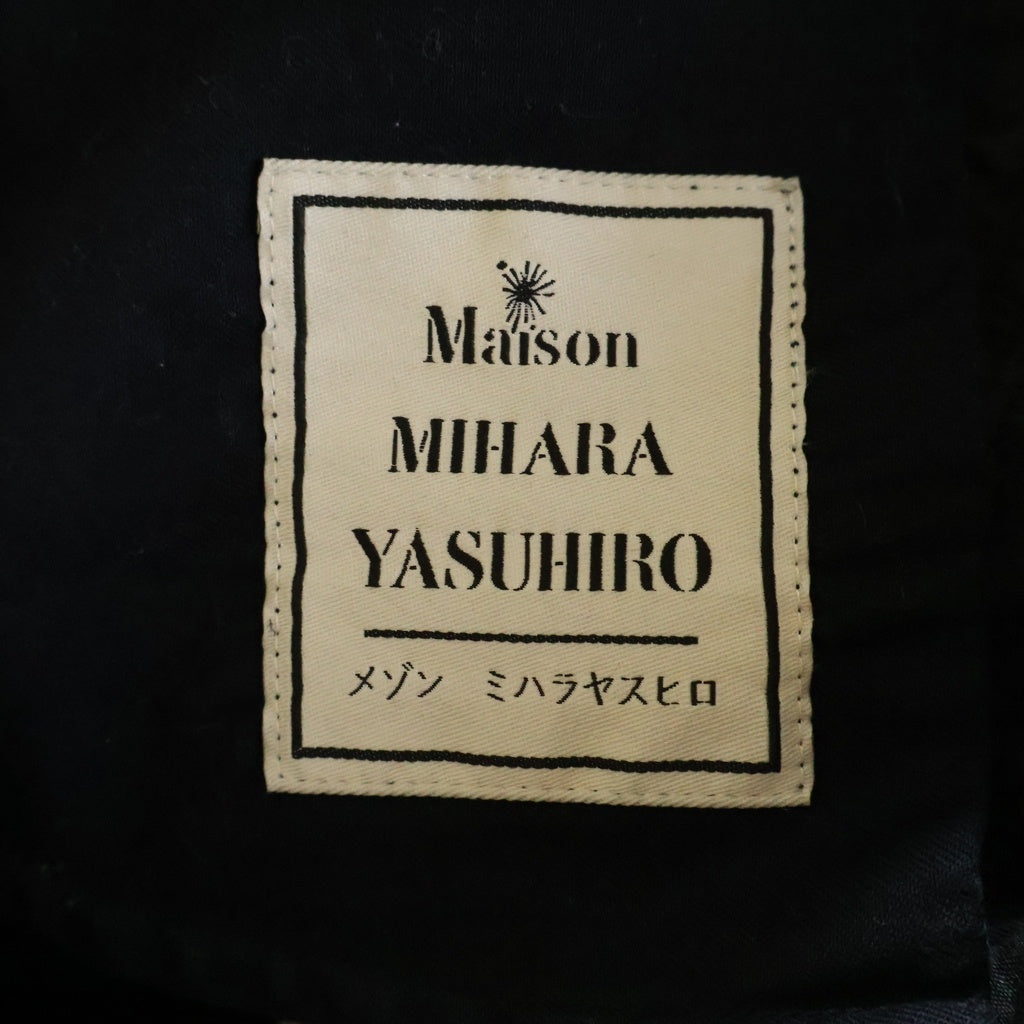 MAISON MIHARAYASUHIRO(メゾンミハラヤスヒロ) AGED SHORTS エイジド ショーツ ショート ハーフパンツ ブラック J14PT143