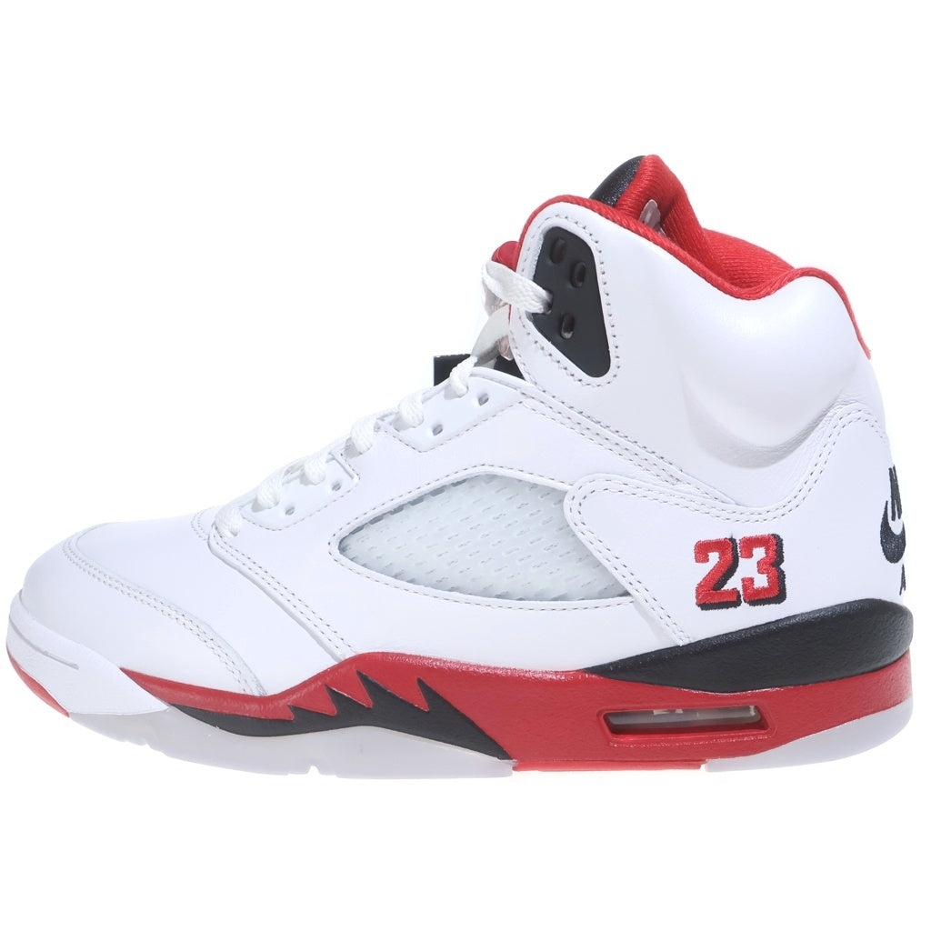 NIKE(ナイキ) AIR JORDAN 5 RETRO OG HQ7978-101 エアジョーダン5 レトロ ハイカットスニーカー ホワイト/レッド US8.5/26.5cm