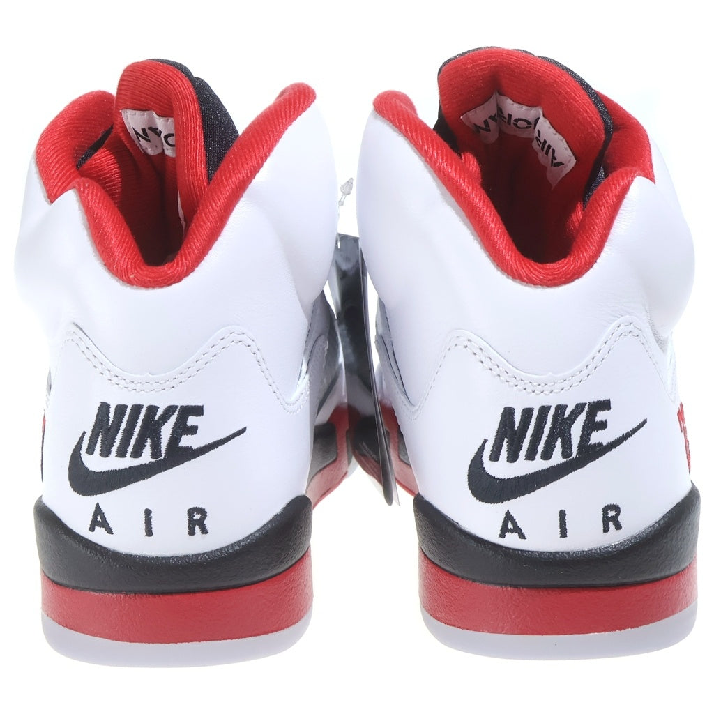 NIKE(ナイキ) AIR JORDAN 5 RETRO OG HQ7978-101 エアジョーダン5 レトロ ハイカットスニーカー ホワイト/レッド US8.5/26.5cm