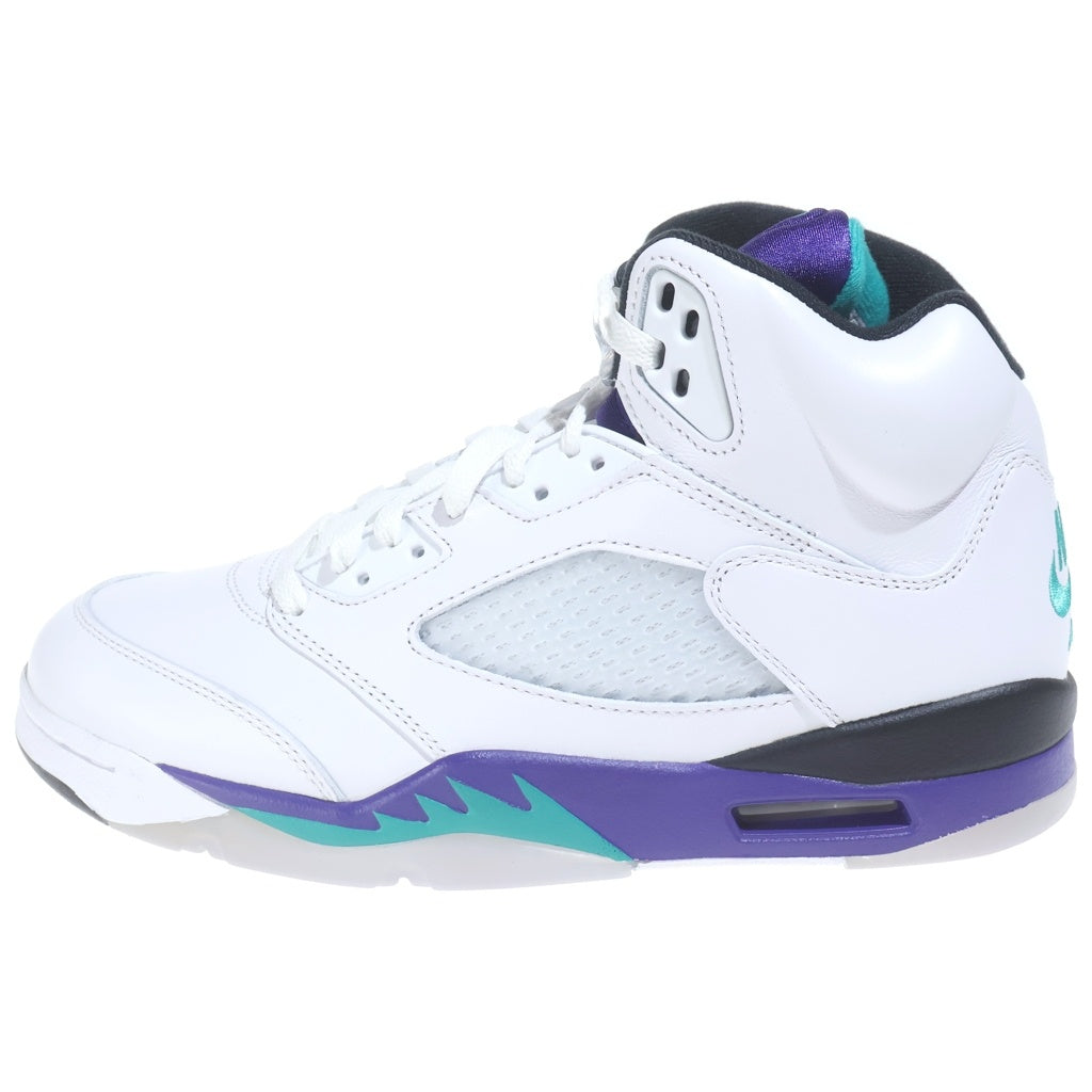 NIKE(ナイキ) AIR JORDAN 5 RETRO GRAPE HQ7978-100 エアジョーダン5 レトロ グレープ ハイカットスニーカー ホワイト/パープル US9/27cm