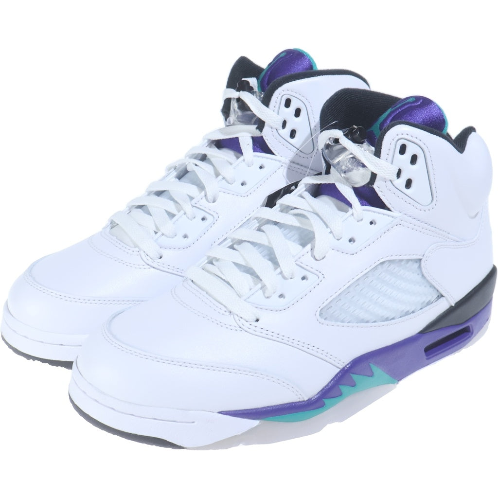 NIKE(ナイキ) AIR JORDAN 5 RETRO GRAPE HQ7978-100 エアジョーダン5 レトロ グレープ ハイカットスニーカー ホワイト/パープル US9/27cm