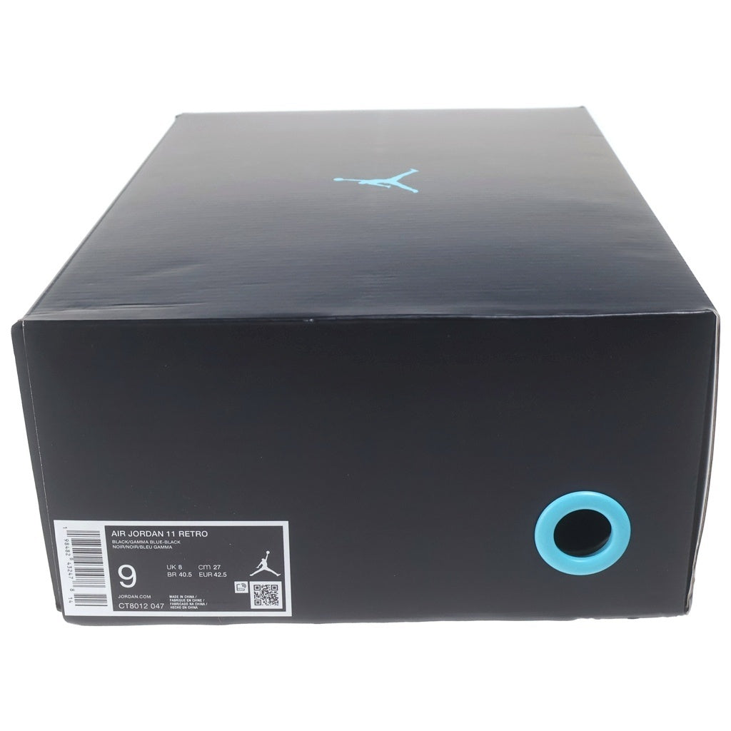 NIKE(ナイキ) AIR JORDAN 11 RETRO GAMMA CT8012-047 エアジョーダン11 レトロ ガンマ ハイカットスニーカー ブラック US9/27cm