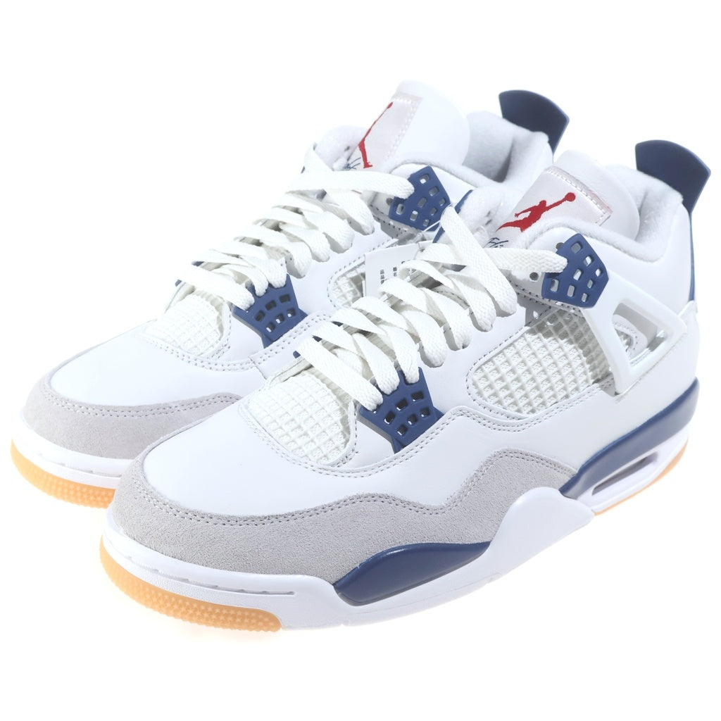 NIKE SB(ナイキエスビー) AIR JORDAN 4 RETRO SP DR5415-100 エアジョーダン4 レトロ ハイカットスニーカー ホワイト/ネイビー US9/27cm