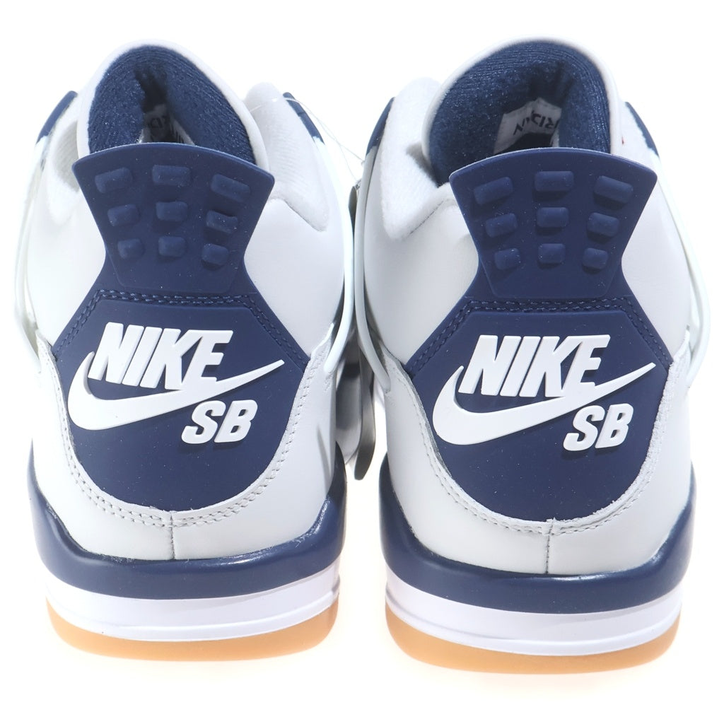 NIKE SB(ナイキエスビー) AIR JORDAN 4 RETRO SP DR5415-100 エアジョーダン4 レトロ ハイカットスニーカー ホワイト/ネイビー US9/27cm