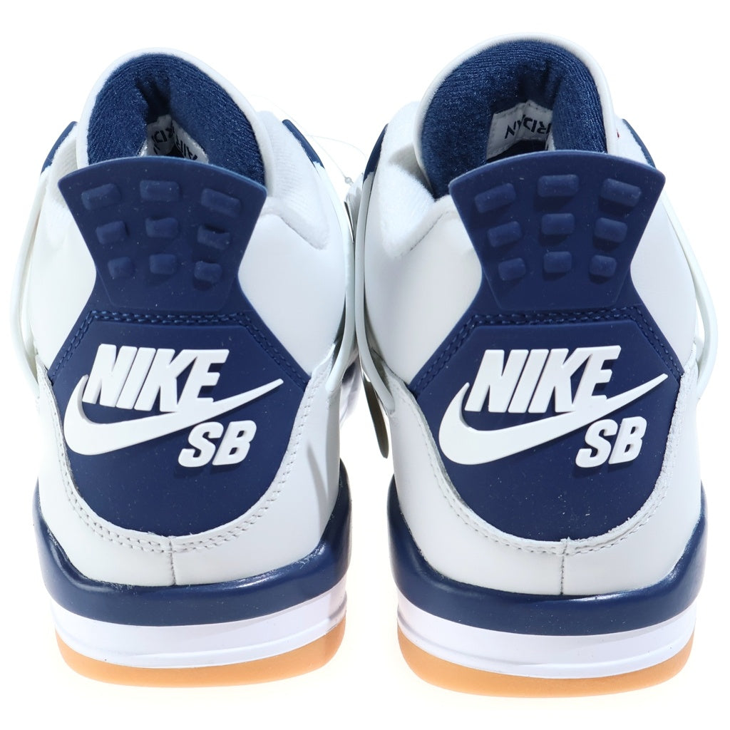 NIKE SB(ナイキエスビー) AIR JORDAN 4 RETRO SP DR5415-100 エアジョーダン4 レトロ ハイカットスニーカー ホワイト/ネイビー US9/27cm