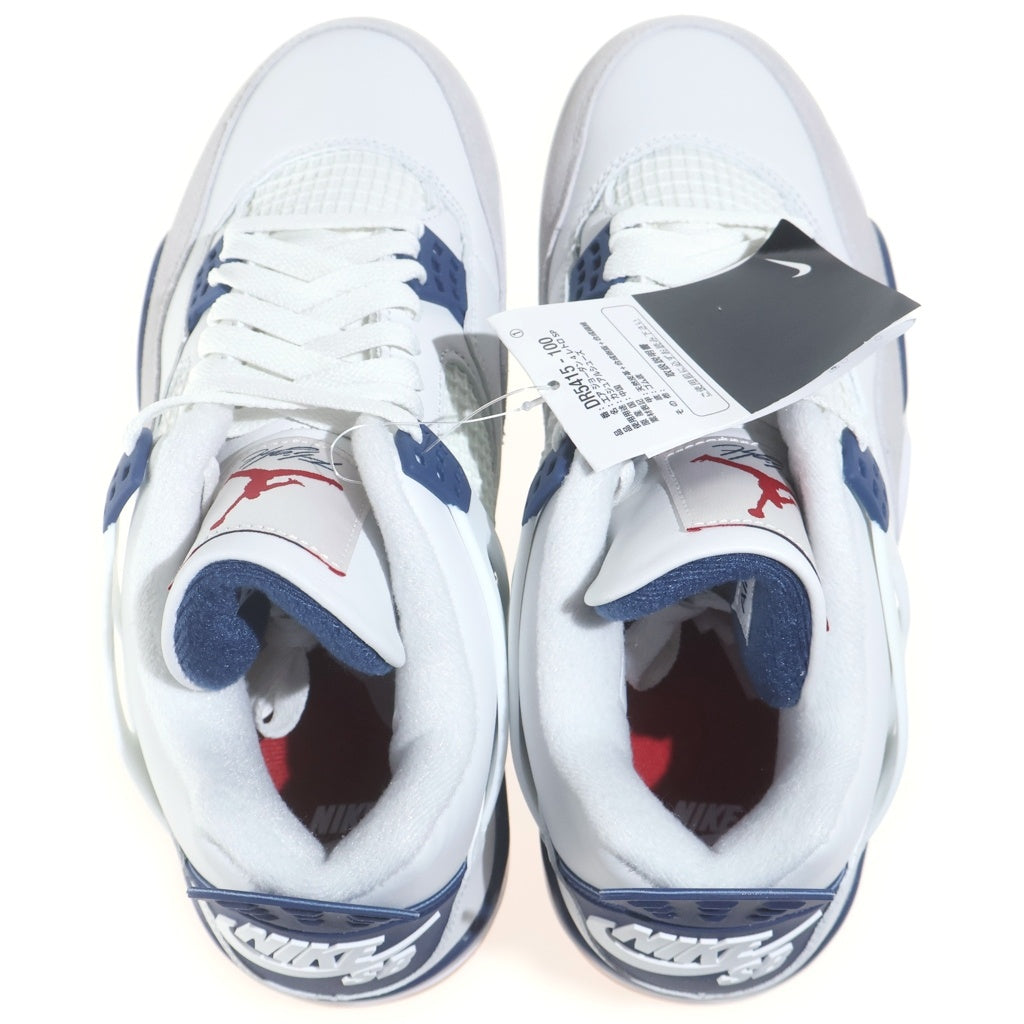 NIKE SB(ナイキエスビー) AIR JORDAN 4 RETRO SP DR5415-100 エアジョーダン4 レトロ ハイカットスニーカー ホワイト/ネイビー US9/27cm