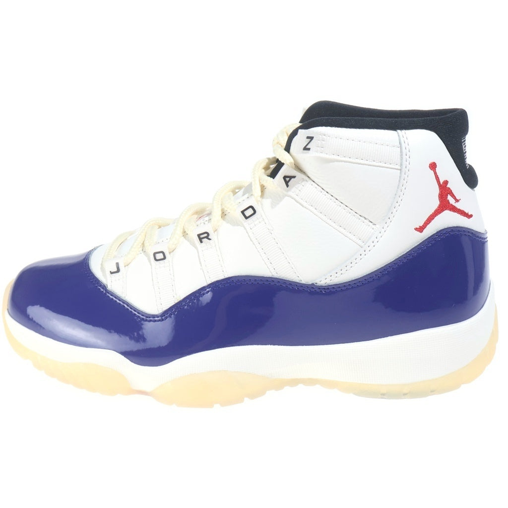 NIKE(ナイキ) AIR JORDAN 11 RETRO RARE IH0296-400 エアジョーダン11 レトロ レアエア ハイカットスニーカー ホワイト/ブルー US9/27cm