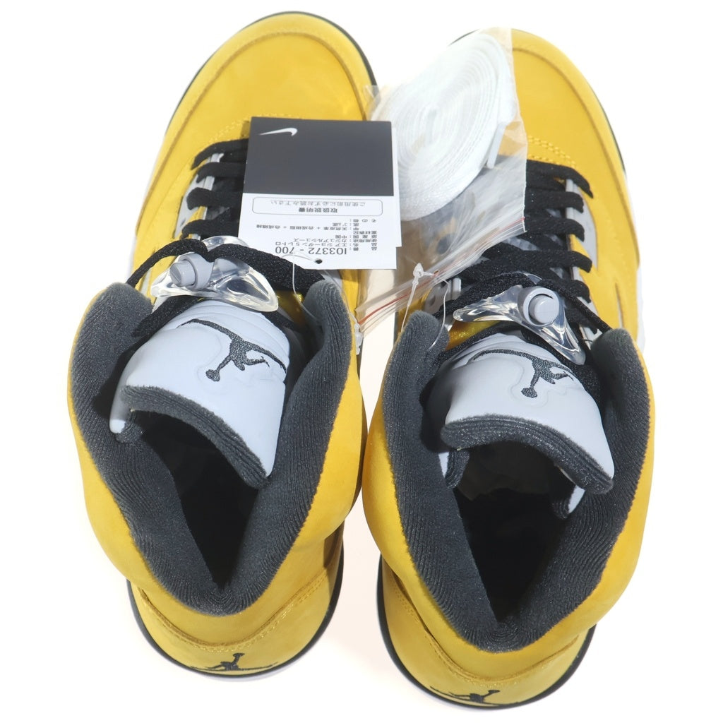 NIKE(ナイキ) AIR JORDAN 5 RETRO TOKYO 23 IO3372-700 エアジョーダン5 レトロ 東京23 ハイカットスニーカー イエロー US8.5/26.5cm