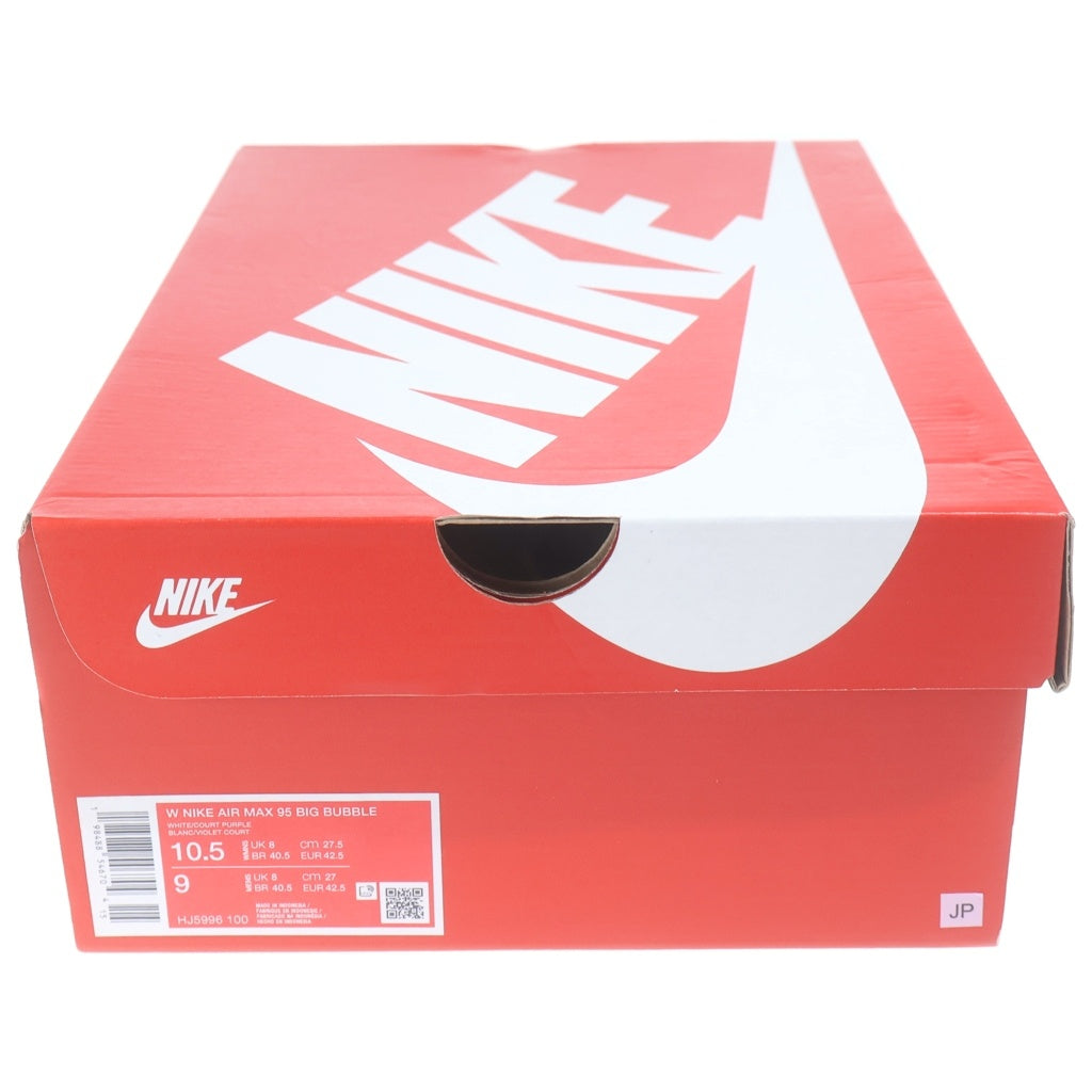 NIKE(ナイキ) WMNS AIR MAX 95 BIG BUBBLE HJ5996-100 ウィメンズ エアマックス ビッグバブル ローカットスニーカー グレー US10.5/27.5cm レディース