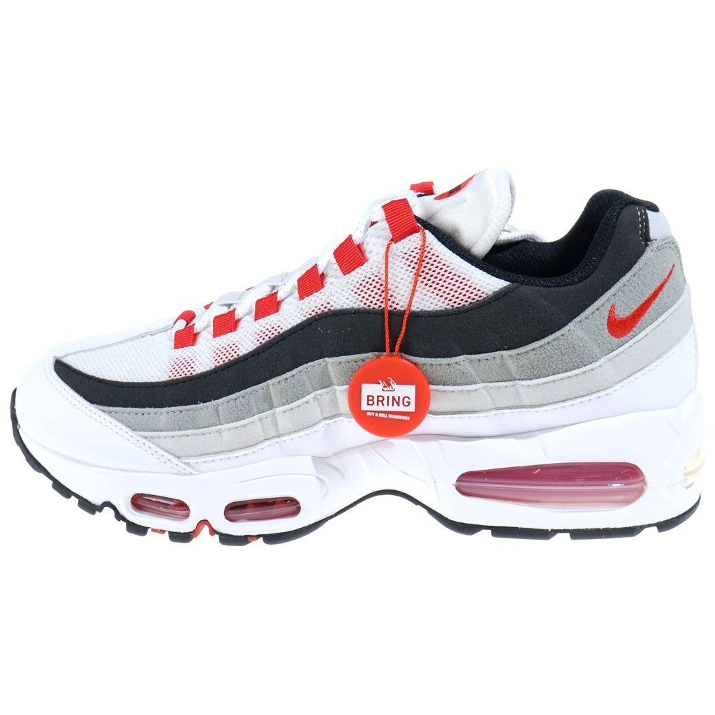 NIKE(ナイキ) AIR MAX95 OG BIG BUBBLE PRM COMET IB7862-100 エアマックス95 ビッグバブル コメット ローカットスニーカー レッド/ホワイト US9/27cm