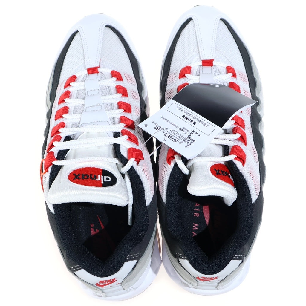 NIKE(ナイキ) AIR MAX95 OG BIG BUBBLE PRM COMET IB7862-100 エアマックス95 ビッグバブル コメット ローカットスニーカー レッド/ホワイト US9/27cm