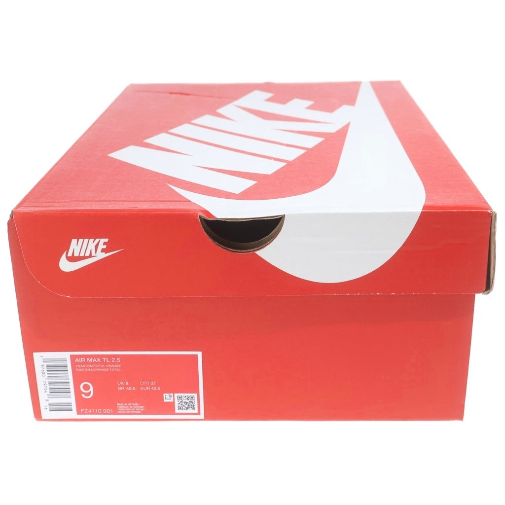 NIKE(ナイキ) AIR MAX TL 2.5 FZ4110-001 エアマックス ローカットスニーカー ホワイト/レッド US9/27cm