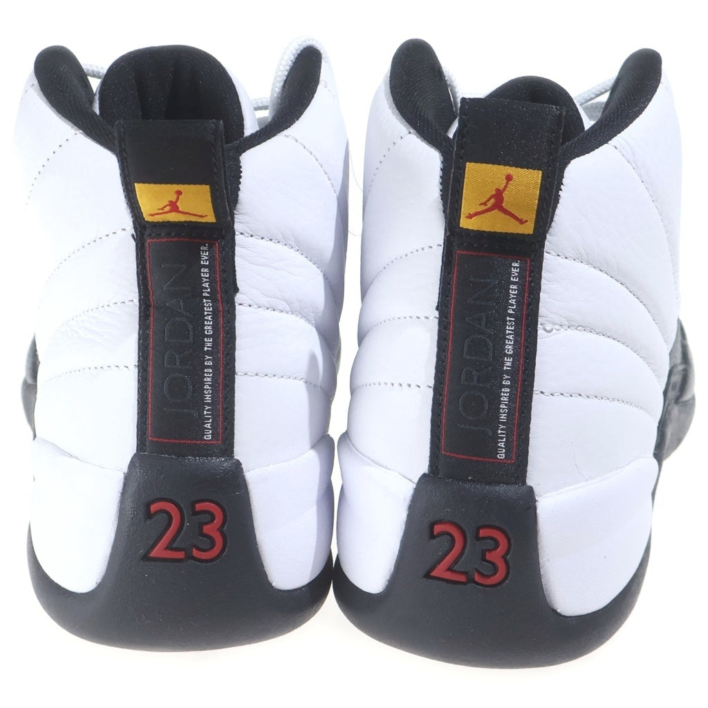 NIKE(ナイキ) AIR JORDAN 12 RETRO OG TAXI CT8013-117 エアジョーダン12 レトロ タクシー ハイカットスニーカー ホワイト/ブラック US9/27cm