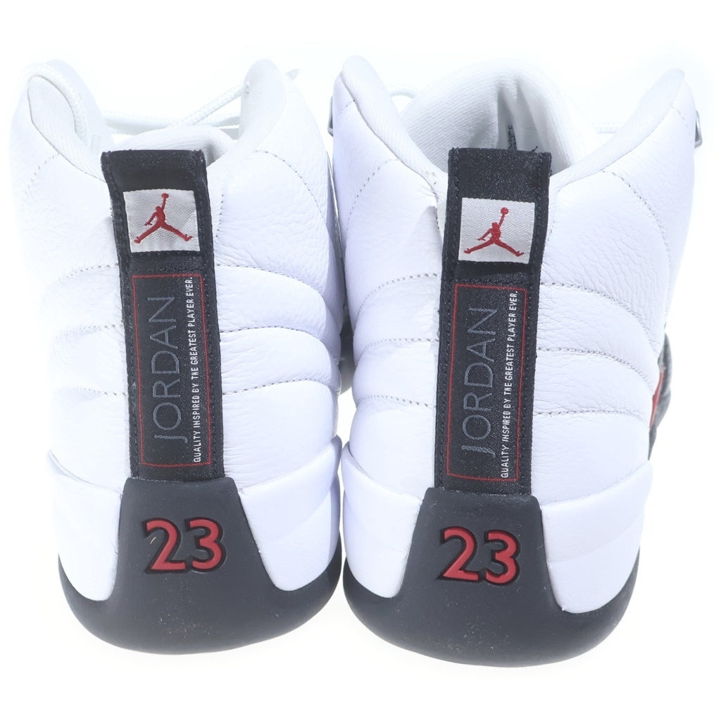 NIKE(ナイキ) AIR JORDAN 12 RETRO TAXI FLIP CT8013-162 エアジョーダン12 レトロ タクシーフリップ ハイカットスニーカー ホワイト/ブラック US8.5/26.5cm