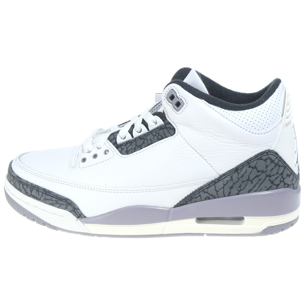 NIKE(ナイキ) AIR JORDAN 3 RETRO CEMENT GREY CT8532-106 エアジョーダン3 レトロ セメント ローカットスニーカー ホワイト/グレー US8.5/26.5cm