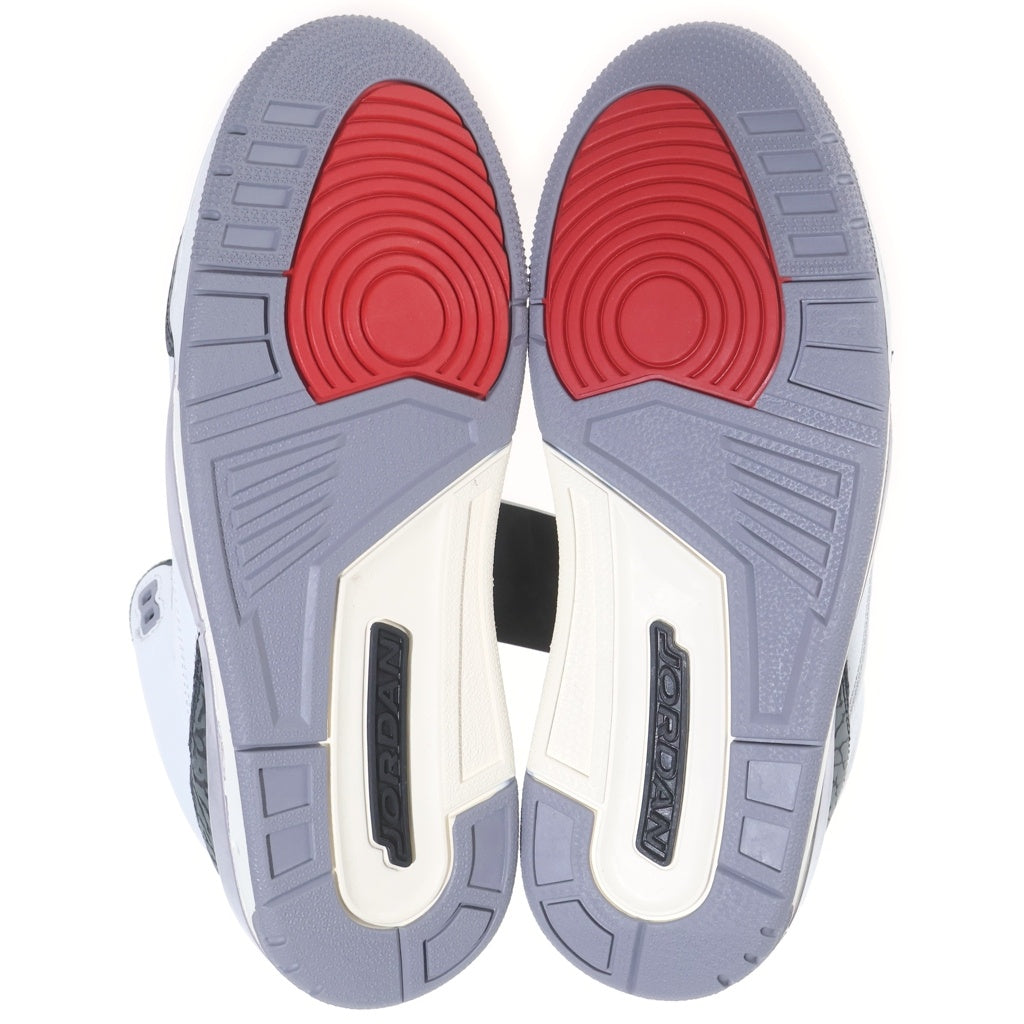 NIKE(ナイキ) AIR JORDAN 3 RETRO CEMENT GREY CT8532-106 エアジョーダン3 レトロ セメント ローカットスニーカー ホワイト/グレー US8.5/26.5cm