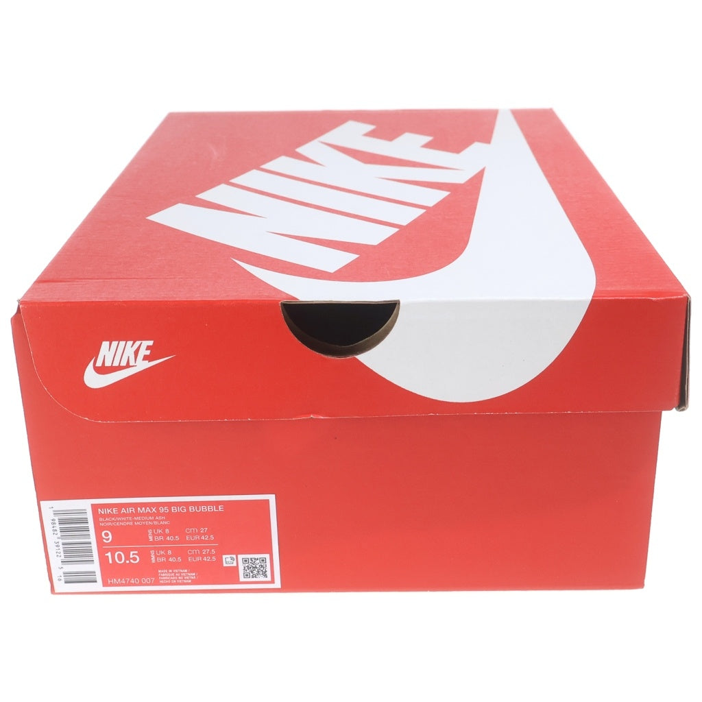 NIKE(ナイキ) AIR MAX 95 OG BIG BUBBLE GRANITE HM4740-007 エアマックス95 ローカットスニーカー ホワイト/グレー US9/27cm