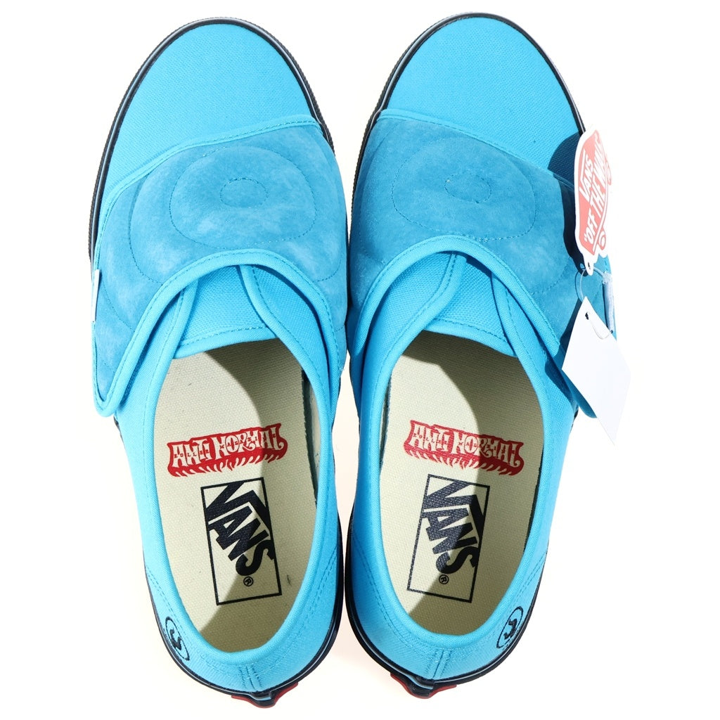 VANS(ヴァンズ) ×ROLLER MAGAZINE ANTI-NORMAL 純正御免 ローラーマガジン アンチノーマル ローカットスニーカー スリッポン シューズ US9/27cm ブルー 634262-0002