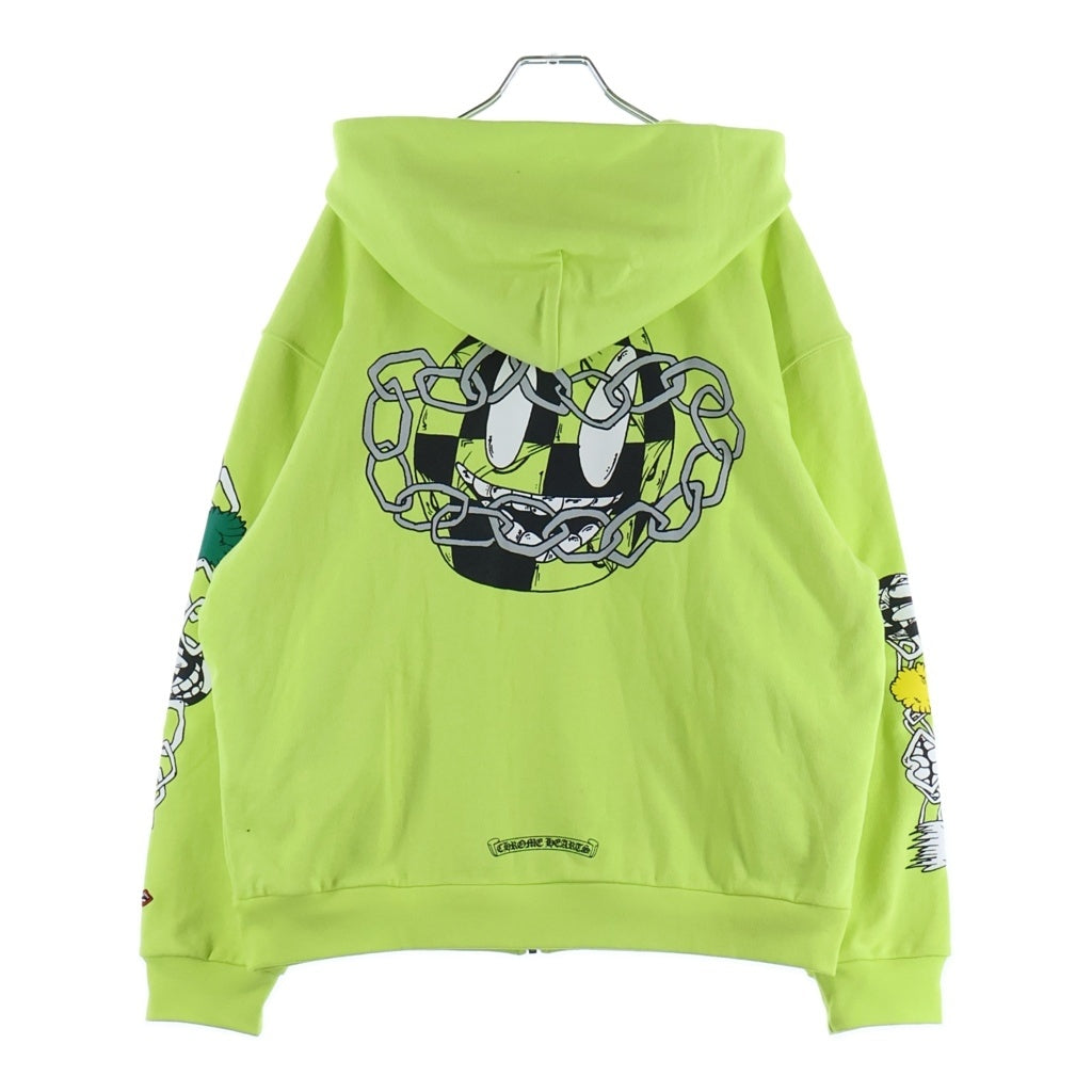 CHROME HEARTS(クロムハーツ) MATTY BOY PPO CHAIN GAME HOODIE マッティボーイ チェーンゲームリンク裏地サーマルジップアップパーカー
