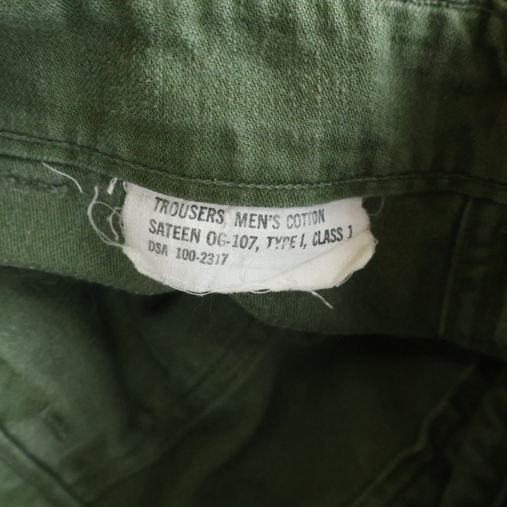 VINTAGE(ヴィンテージ) 60s US ARMY OG-107 ベイカーパンツ オリーブ 8405-082-6612