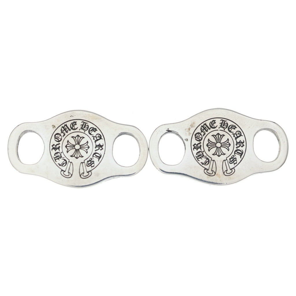 CHROME HEARTS(クロムハーツ) SHOELACE SET V1 シューレース デュブレ 2個セット シルバー BCA313
