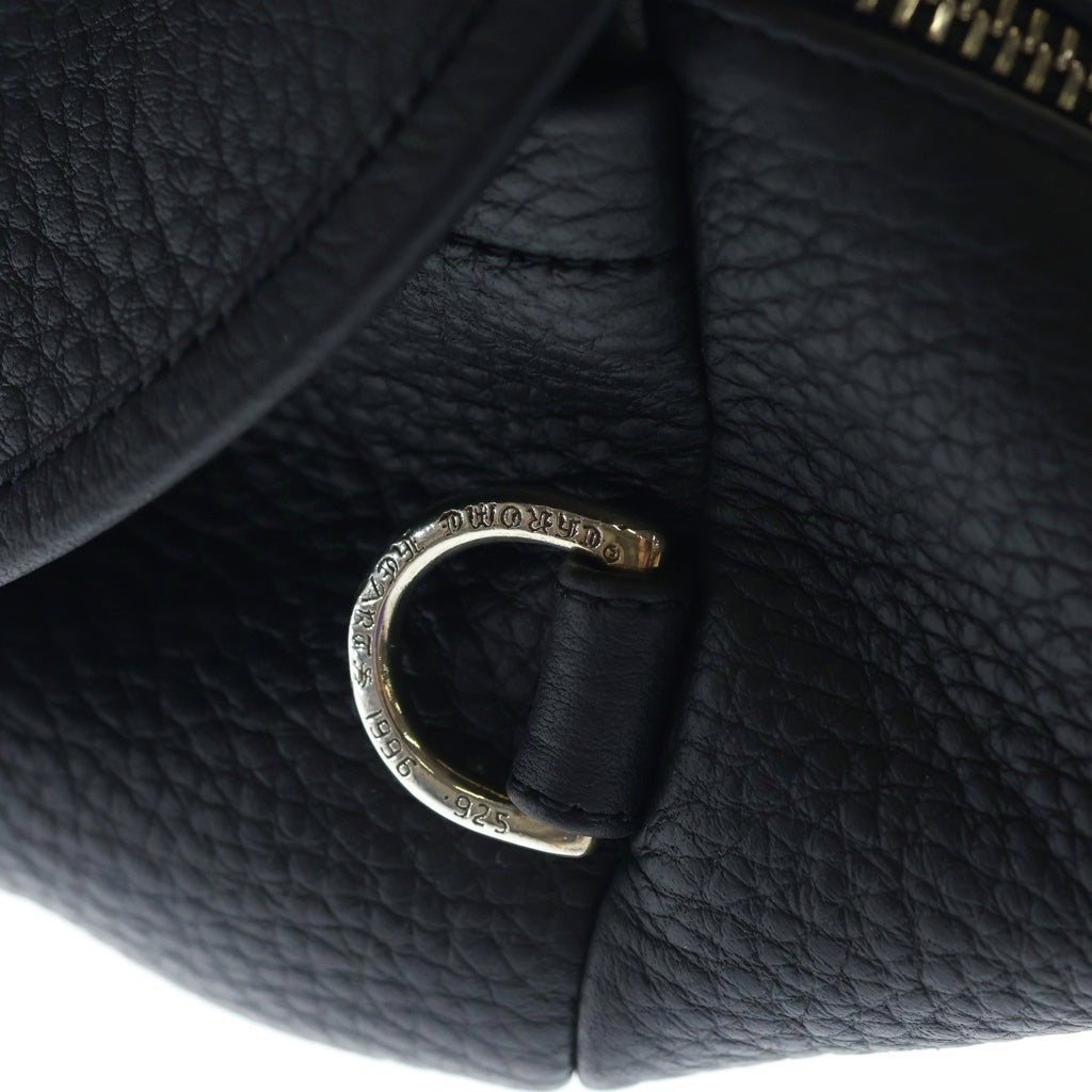 CHROME HEARTS(クロムハーツ) #1 SNAT PACK スナットパック ダガージップ ガンスリンガーベルト レザーウエストバッグ ブラック BCA378