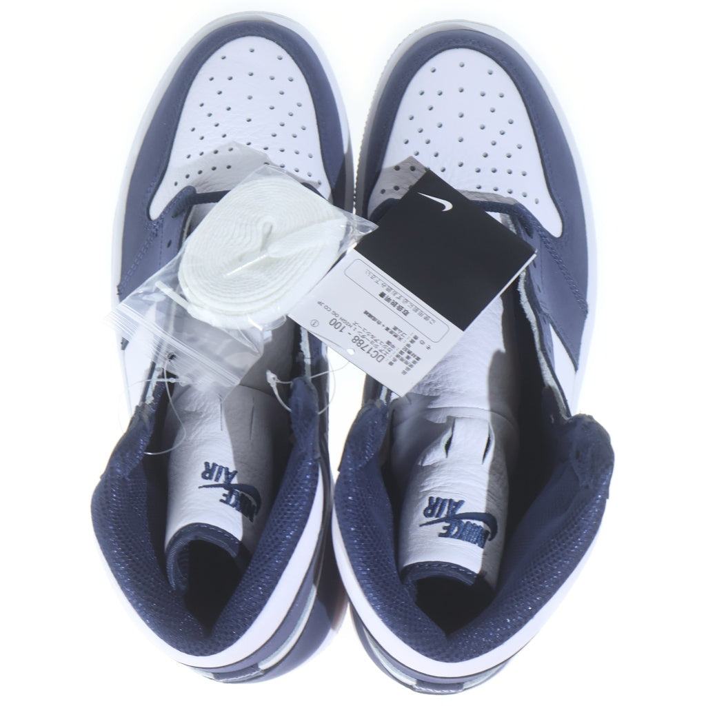 NIKE(ナイキ) AIR JORDAN1 HIGH OG CO.JP DC1788-100 エアジョーダン1 ハイカットスニーカー ネイビー US9/27cm