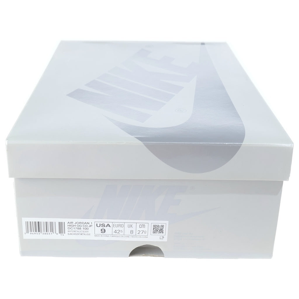 NIKE(ナイキ) AIR JORDAN1 HIGH OG CO.JP DC1788-100 エアジョーダン1 ハイカットスニーカー ネイビー US9/27cm