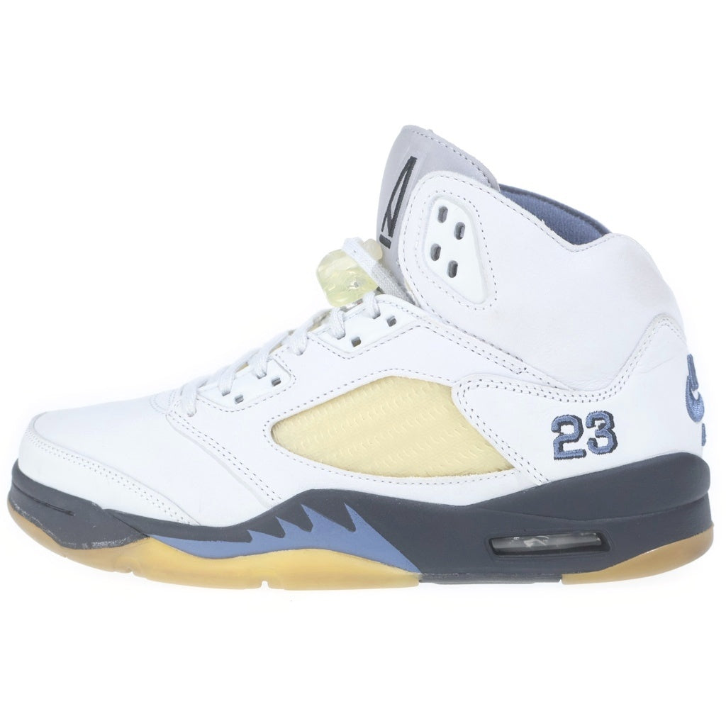 NIKE(ナイキ) ×A Ma Maniere WMNS AIR JORDAN5 RETRO SP DOWN FZ5758-004 アママ二エール ウィメンズ エアジョーダン5 レトロ ドーン ハイカットスニーカー ホワイト US10.5/27.5cm