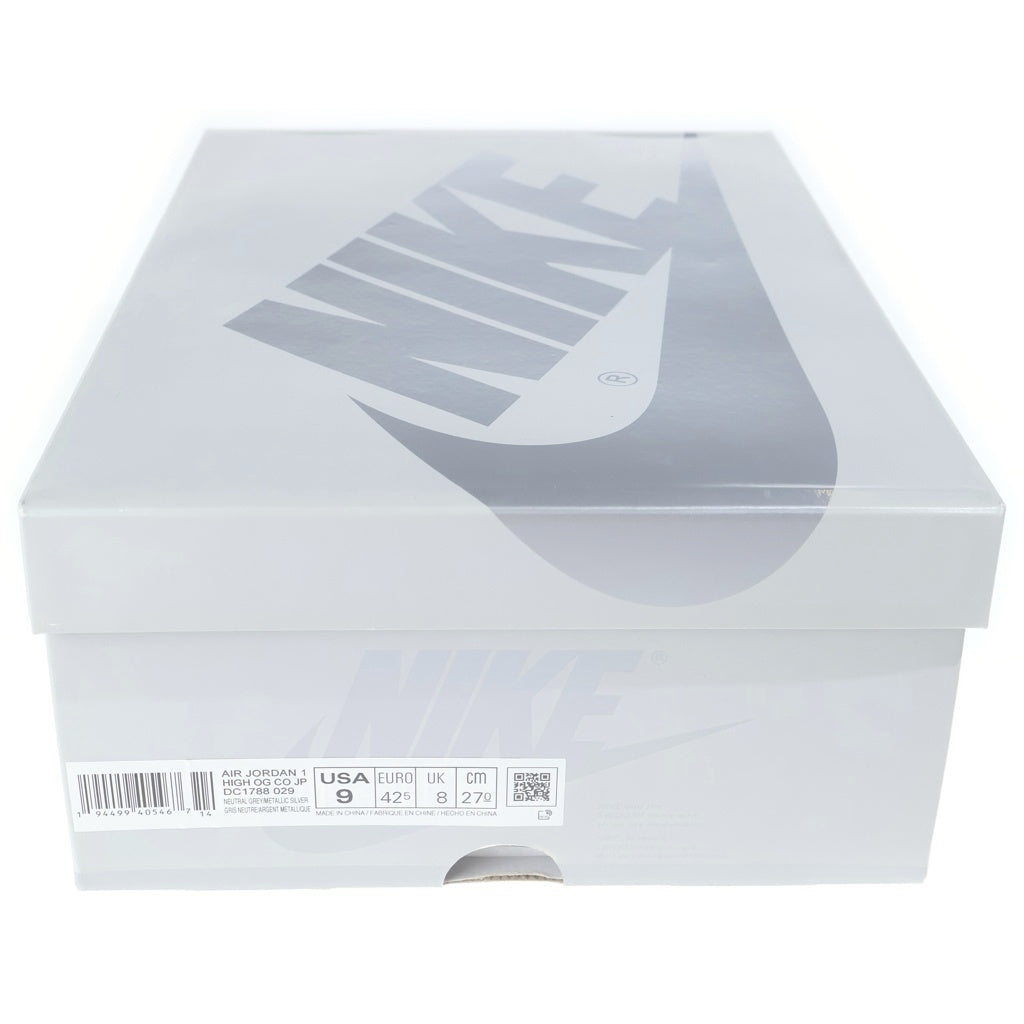 NIKE(ナイキ) AIR JORDAN1 RETRO HIGH OG CO.JP/TOKYO DC1788-029 エアジョーダン1 レトロ トウキョウ ハイカットスニーカー シルバー US9/27cm