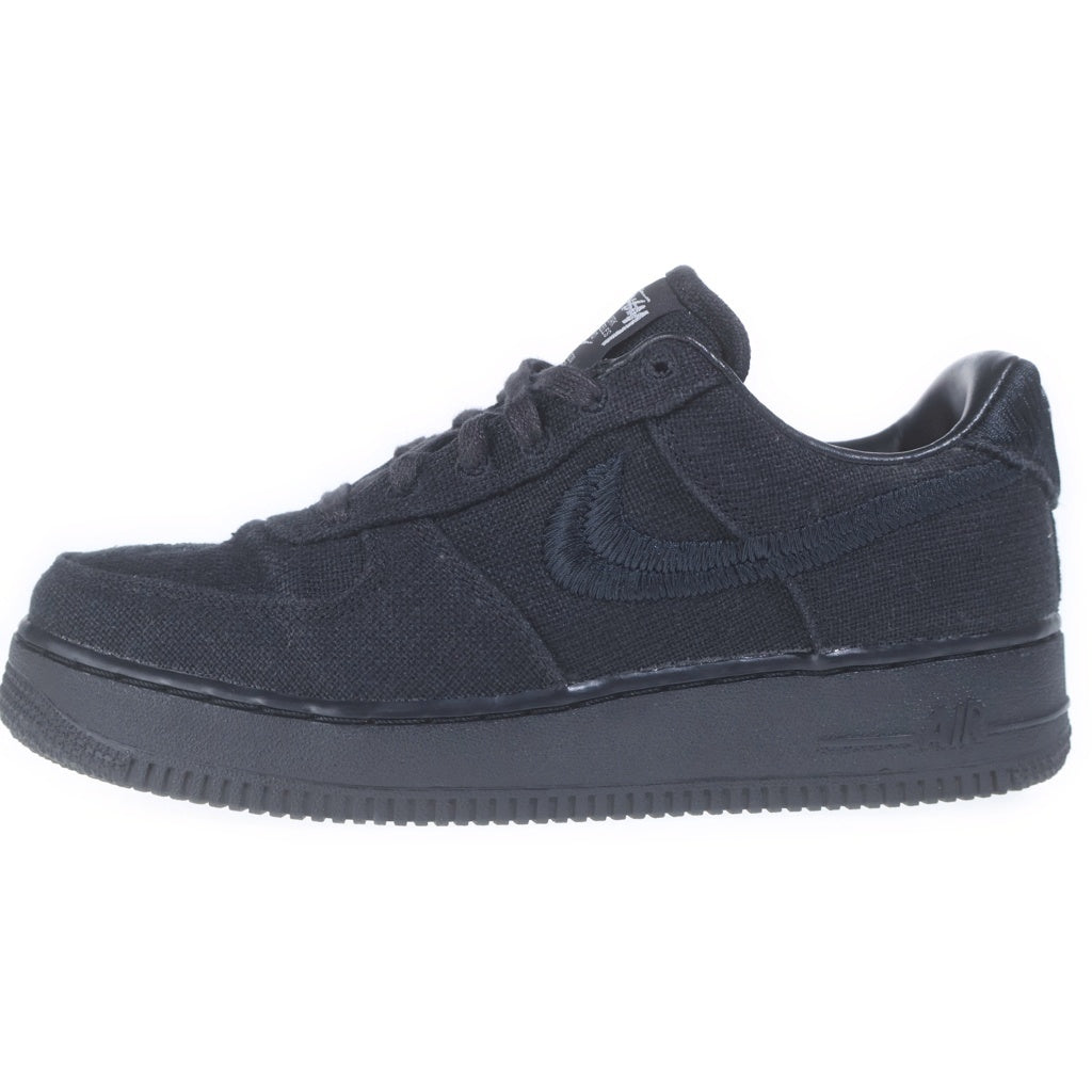 NIKE(ナイキ) ×STUSSY AIR FORCE1 LOW TRIPLE BLACK CZ9084-001 ステューシー エアフォース1 トリプルブラック ローカットスニーカー レディース ブラック US6.5/24.5cm