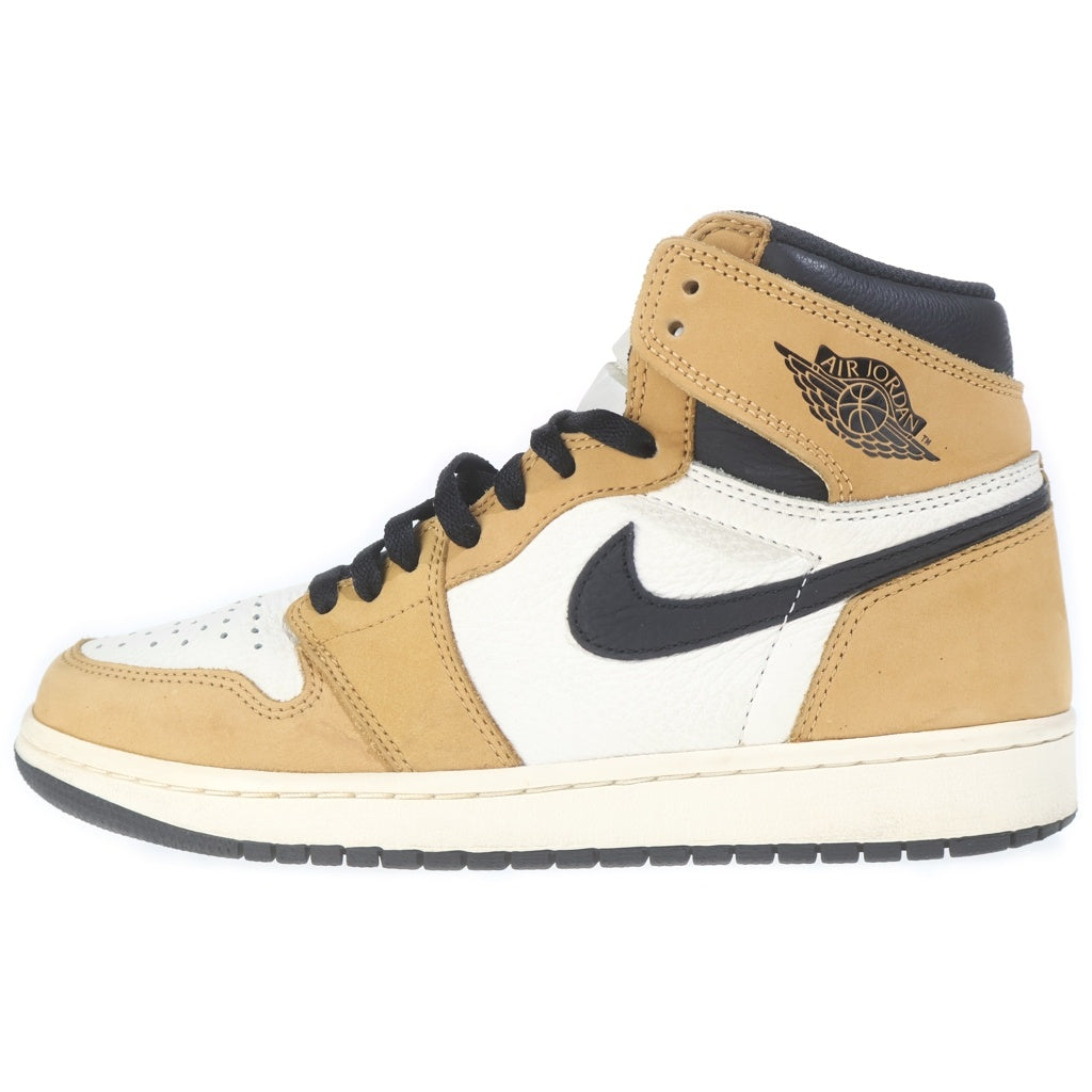 NIKE(ナイキ) AIR JORDAN1 RETRO HIGH ROOKIE OF THE YEAR 555088-700 エアジョーダン1 レトロルーキー オブ ザ イヤー ハイカットスニーカー ブラウン/ホワイト US8.5/26.5cm
