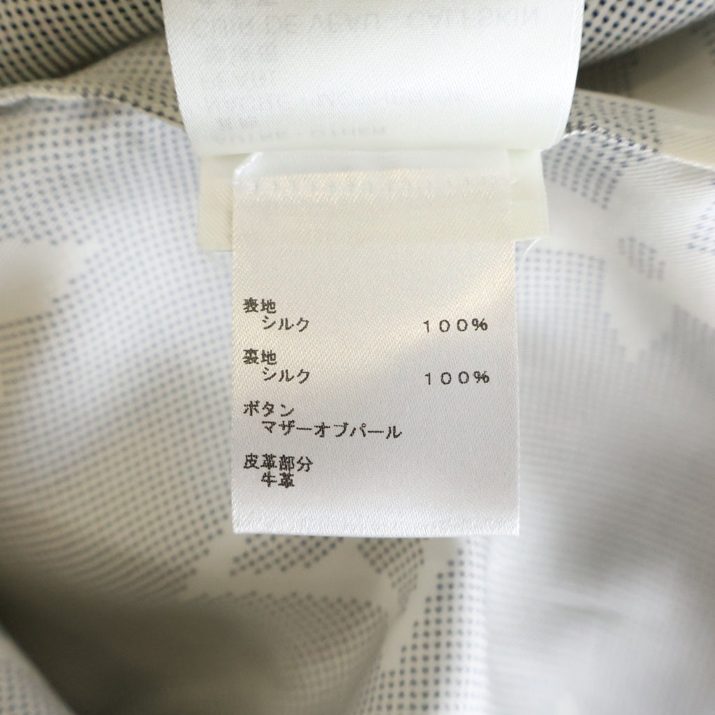 LOUIS VUITTON(ルイヴィトン) 23SS インバーテッドマヒナモノグラムマスキュリン 長袖シャツ レディース グレー RW231W RV6 FOBL08