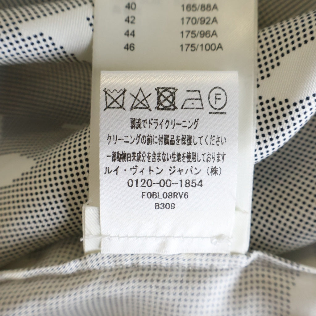 LOUIS VUITTON(ルイヴィトン) 23SS インバーテッドマヒナモノグラムマスキュリン 長袖シャツ レディース グレー RW231W RV6 FOBL08