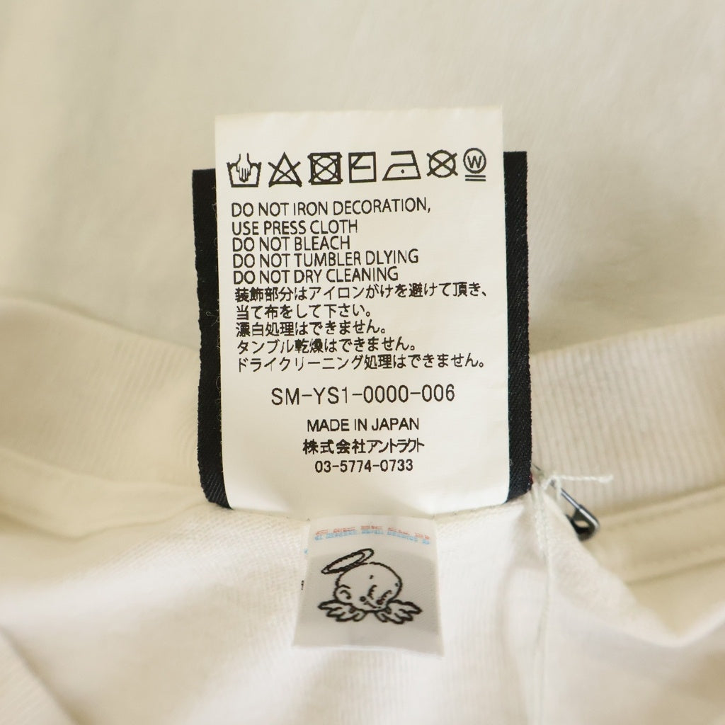 SAINT MICHAEL(セントマイケル) 24AW VANITY SS TEE ジーザスプリントTシャツ 半袖クルーネックカットソー ホワイト SM-YS1-0000-006