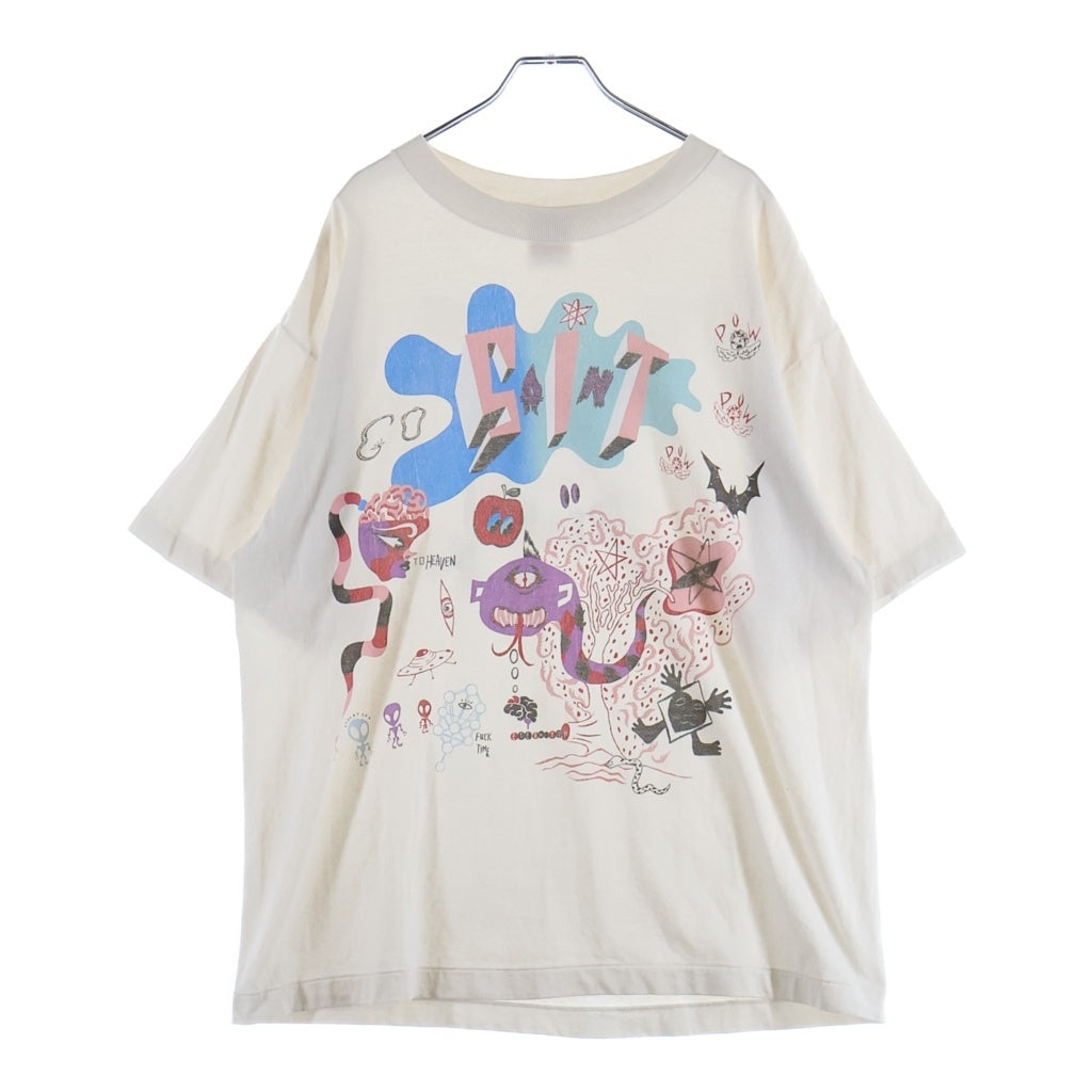 SAINT MICHAEL(セントマイケル) 25SS SAINT MX SS TEE WHITE デイオブザフリークス 半袖Tシャツ ホワイト SM-HR8-0000-023
