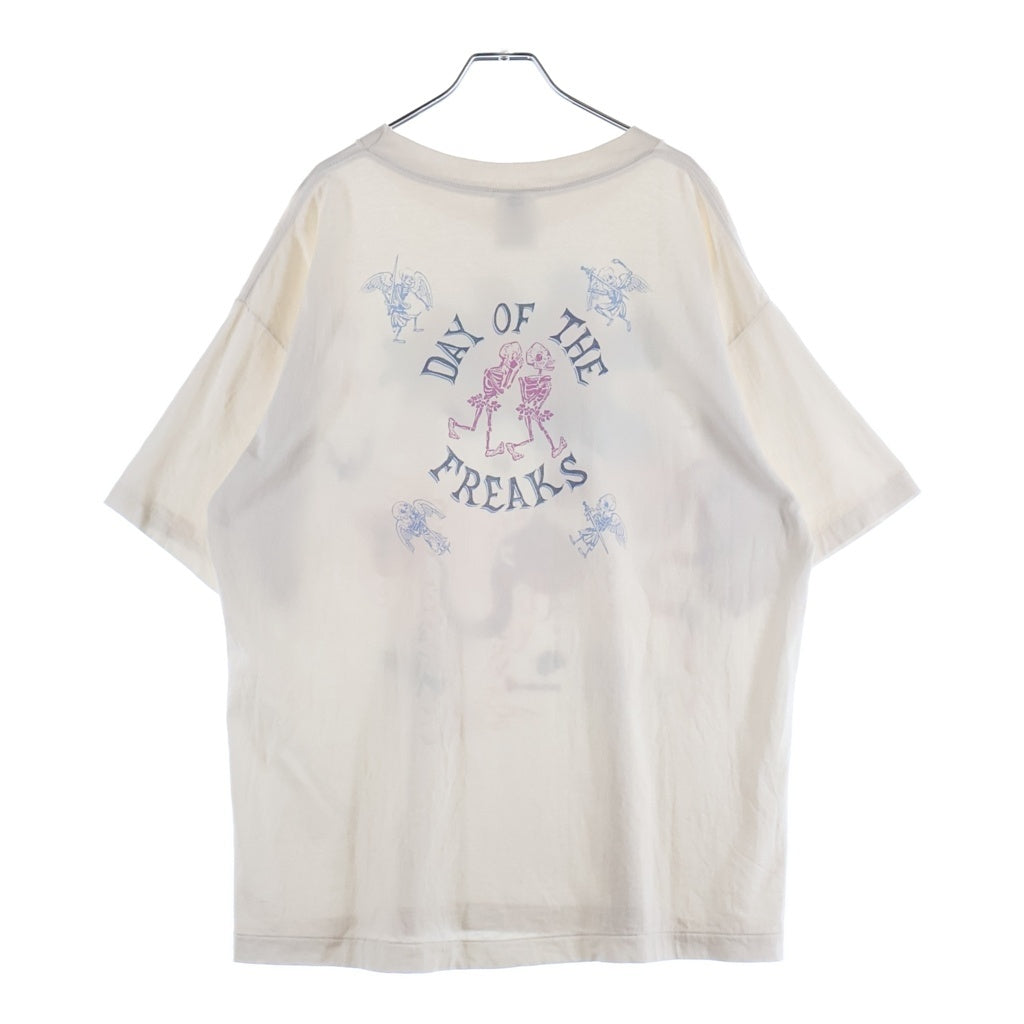 SAINT MICHAEL(セントマイケル) 25SS SAINT MX SS TEE WHITE デイオブザフリークス 半袖Tシャツ ホワイト SM-HR8-0000-023