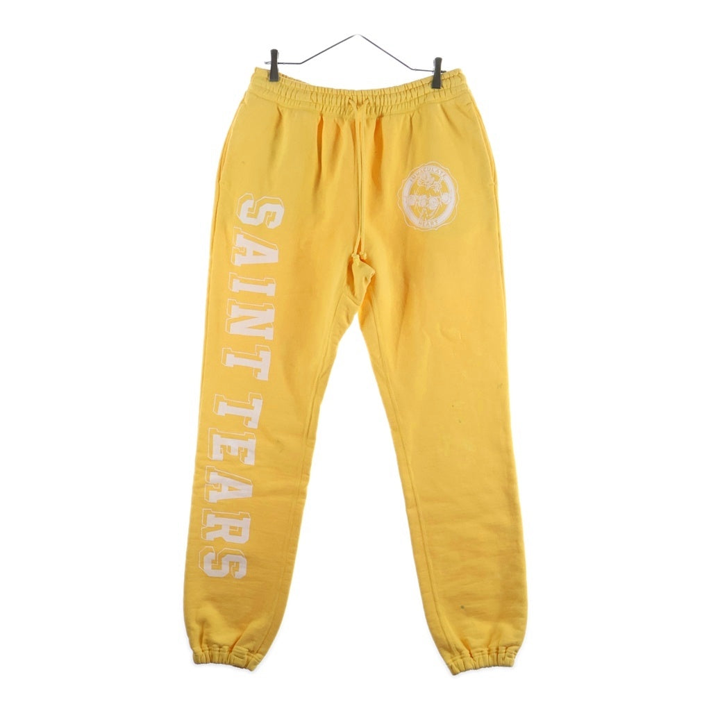 SAINT MICHAEL(セントマイケル) 21AW ×DENIM TEARS STT SWT PNT STTRS LG デニムティアーズ スウェットパンツ イエロー SM-A21-0000-053