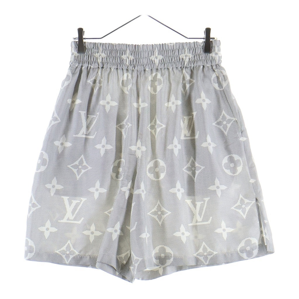 LOUIS VUITTON(ルイヴィトン) 23SS Monogram Silk Short ドットモノグラム シルク ショーツ レディース グレー RW231W RV6 FOPA28