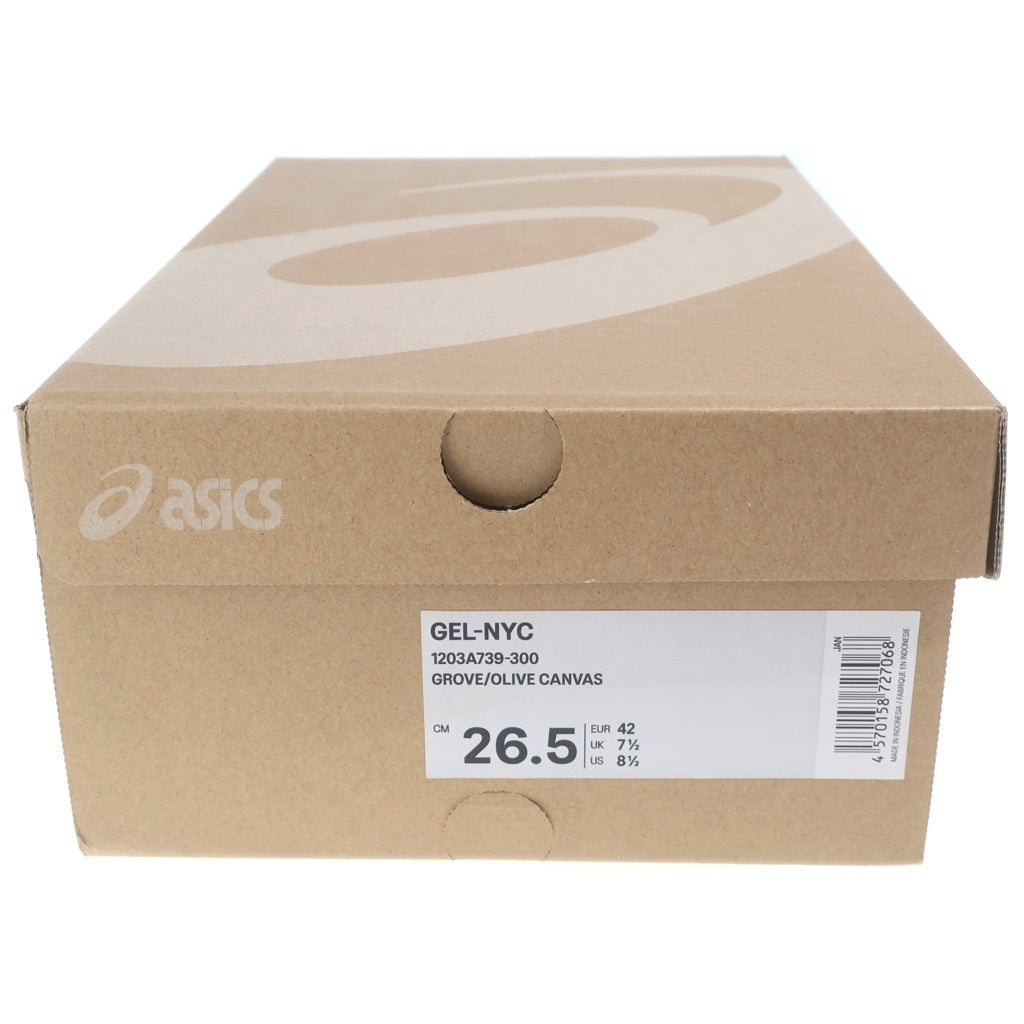 ASICS(アシックス) GEL NYC GROVE OLIVE CANVAS ゲル グローブ オリーブキャンバス ローカットスニーカー グリーン/カーキ US8.5/26.5cm 1203A739-300