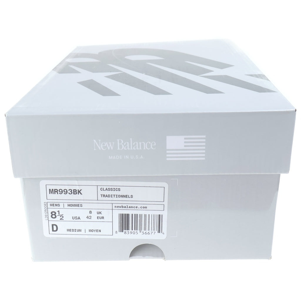 New Balance(ニューバランス) MR993BK スウェード ローカットスニーカー ブラック US8.5/26.5cm