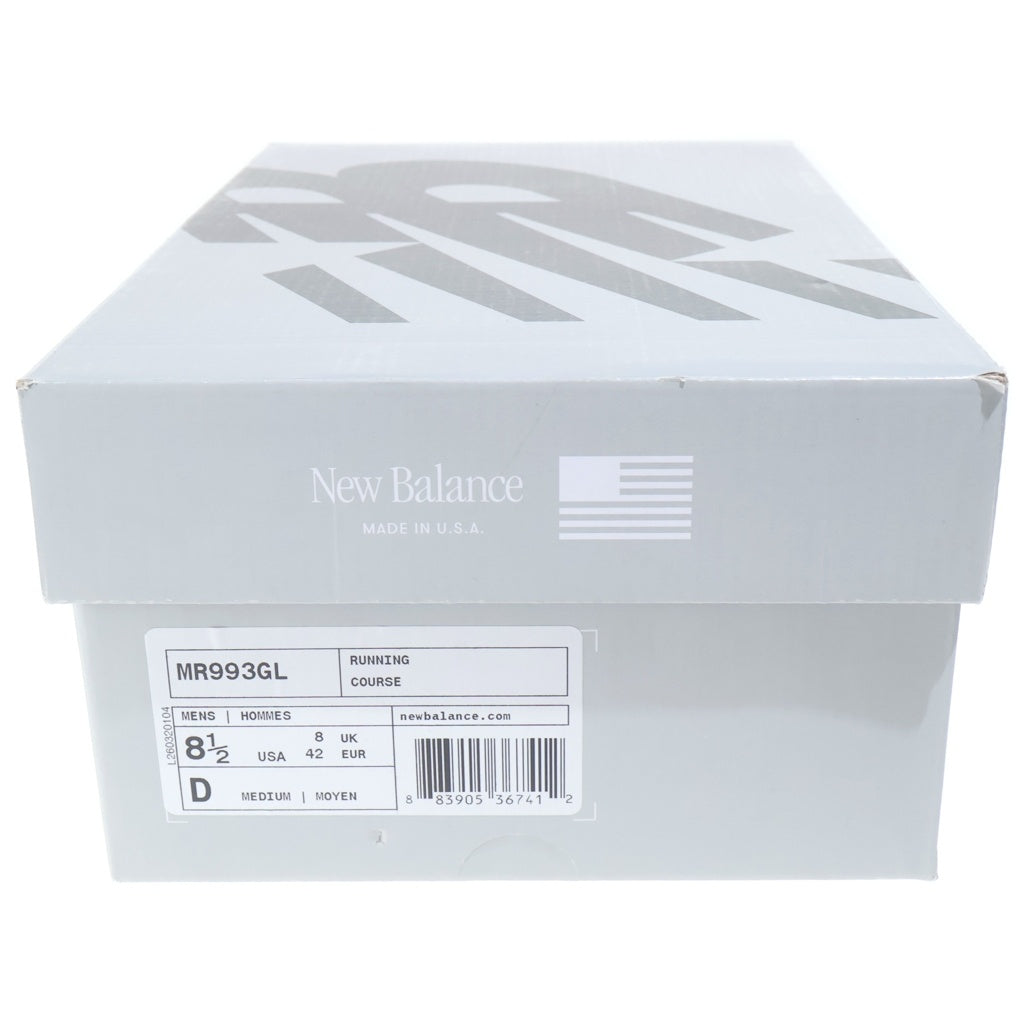 New Balance(ニューバランス) MR993GL スウェード メッシュ ローカットスニーカー グレー US8.5/26.5cm